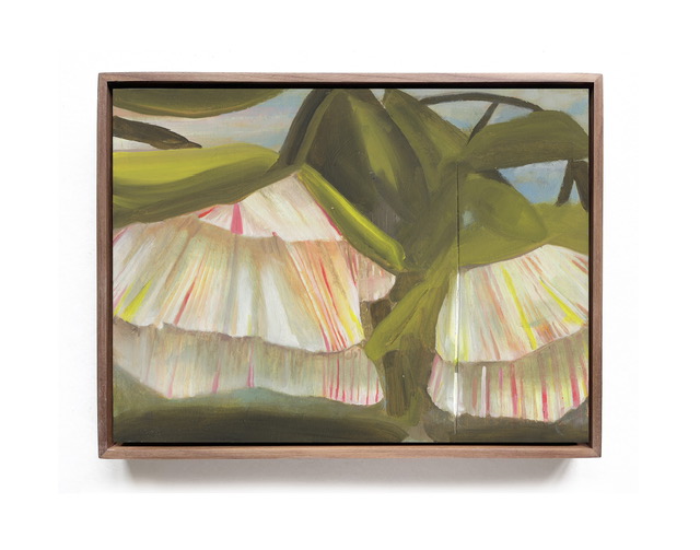 Katherine Jones RA Stripey, Oil and Acrylic on Panel