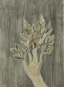 Contemporary linited edition print interpretation of the myth Daphne. The hand of Daphne by Natasha Michaels