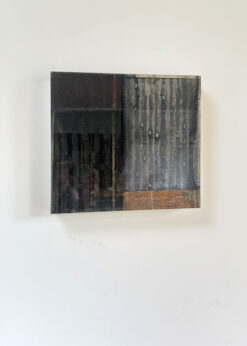 Install Paul Furneaux Hard Rain III, 2022 Resin over mokuhanga, 27 x 29 x 2cm