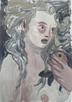 Natasha Michaels, Spare Rib, (Eve) 30.5 x 22cm, ink on BFK (monotype)