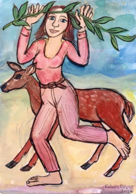 Eileen Cooper - Woman and Deer II 2026