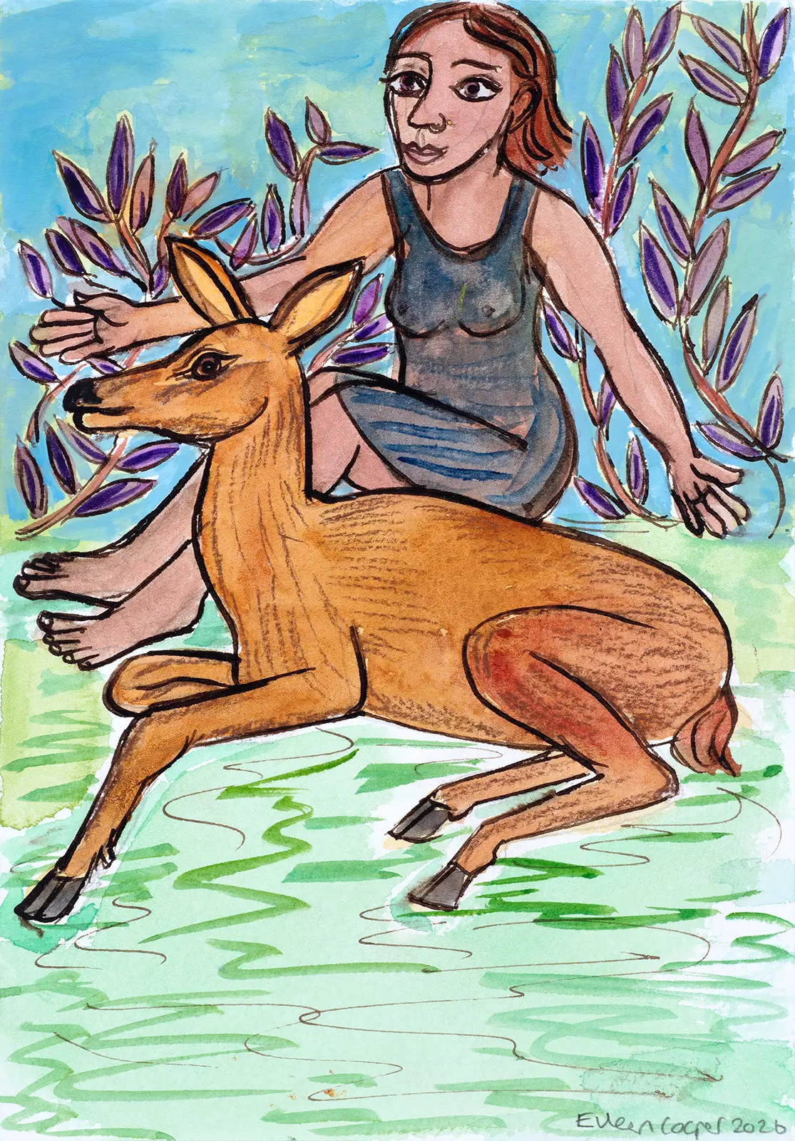 Eileen Cooper - Woman and Deer III 2026